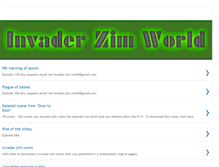 Tablet Screenshot of invader-zim-world.blogspot.com