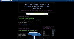 Desktop Screenshot of cosmicvisits.blogspot.com