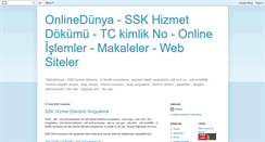 Desktop Screenshot of onlinedunya.blogspot.com