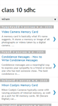 Mobile Screenshot of class-10sdhc.blogspot.com