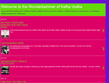 Tablet Screenshot of kafkavodka.blogspot.com