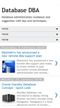 Mobile Screenshot of database-dba.blogspot.com