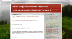 Desktop Screenshot of hawksridgehoa.blogspot.com