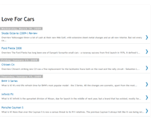 Tablet Screenshot of love4carsmk.blogspot.com