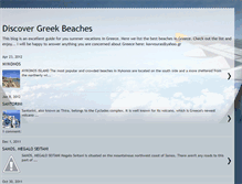 Tablet Screenshot of discovergreekbeaches.blogspot.com