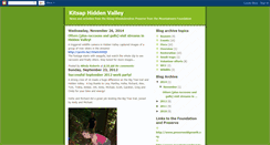 Desktop Screenshot of kitsaphiddenvalley.blogspot.com