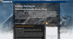 Desktop Screenshot of datematchmade.blogspot.com