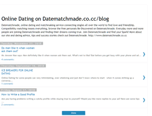 Tablet Screenshot of datematchmade.blogspot.com