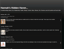 Tablet Screenshot of haveninthecity.blogspot.com