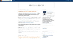 Desktop Screenshot of brazilianlaws.blogspot.com