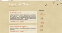 Desktop Screenshot of homesidenews.blogspot.com