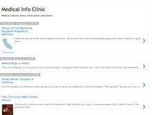 Tablet Screenshot of medicalinfoclinic.blogspot.com