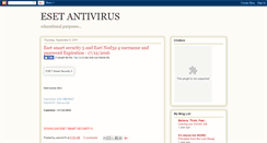 Desktop Screenshot of esetnod23.blogspot.com