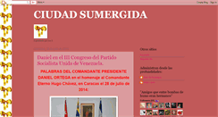 Desktop Screenshot of miciudadsumergida.blogspot.com