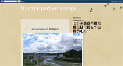 Desktop Screenshot of noemiepartenvoyage.blogspot.com