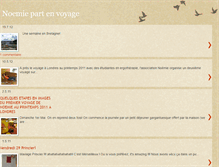 Tablet Screenshot of noemiepartenvoyage.blogspot.com