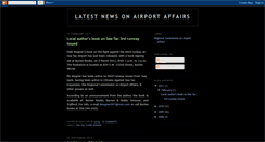 Desktop Screenshot of latestnewsonairportaffairs.blogspot.com