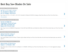 Tablet Screenshot of discount-saw-blades.blogspot.com