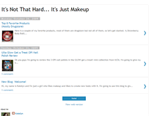 Tablet Screenshot of itsjustmakeup.blogspot.com