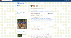Desktop Screenshot of iliketorun.blogspot.com