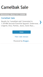 Mobile Screenshot of camelbaksale.blogspot.com