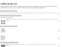 Tablet Screenshot of lakkastudioart.blogspot.com