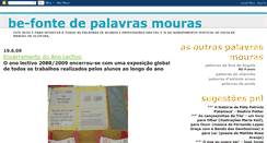 Desktop Screenshot of be-fontedepalavrasmouras.blogspot.com