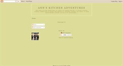 Desktop Screenshot of annskitchenadventures.blogspot.com