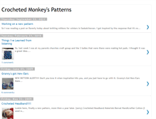 Tablet Screenshot of crochetedmonkeypatterns.blogspot.com