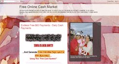 Desktop Screenshot of freecashmarket.blogspot.com