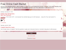 Tablet Screenshot of freecashmarket.blogspot.com