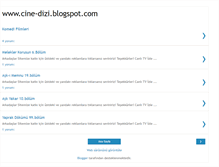 Tablet Screenshot of cine-dizi.blogspot.com