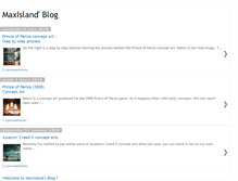 Tablet Screenshot of maxisland.blogspot.com