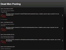 Tablet Screenshot of deadmenp.blogspot.com