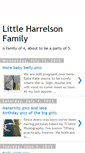 Mobile Screenshot of littleharrelsonfamily.blogspot.com