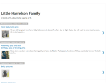 Tablet Screenshot of littleharrelsonfamily.blogspot.com