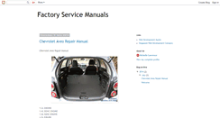 Desktop Screenshot of factory-service-manuals.blogspot.com