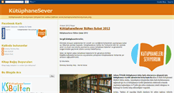 Desktop Screenshot of kutuphanesever.blogspot.com