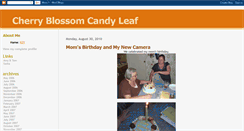 Desktop Screenshot of cherryblossomcandyleaf.blogspot.com