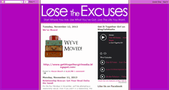 Desktop Screenshot of losetheexcuses.blogspot.com