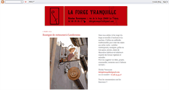 Desktop Screenshot of laforgetranquille.blogspot.com