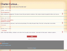 Tablet Screenshot of chartercurious.blogspot.com