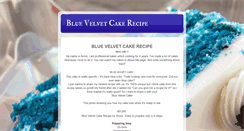 Desktop Screenshot of bluevelvetrecipe.blogspot.com