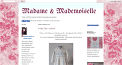 Desktop Screenshot of madameandmademoiselle.blogspot.com