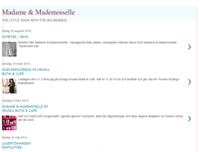 Tablet Screenshot of madameandmademoiselle.blogspot.com