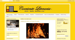 Desktop Screenshot of corrienteliteraria.blogspot.com