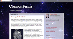 Desktop Screenshot of cosmosfirma.blogspot.com