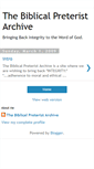 Mobile Screenshot of biblicalpret.blogspot.com