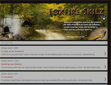 Tablet Screenshot of foxfireskilz.blogspot.com