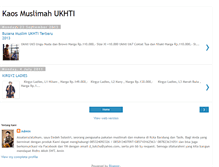 Tablet Screenshot of kaosmuslimahukhti.blogspot.com